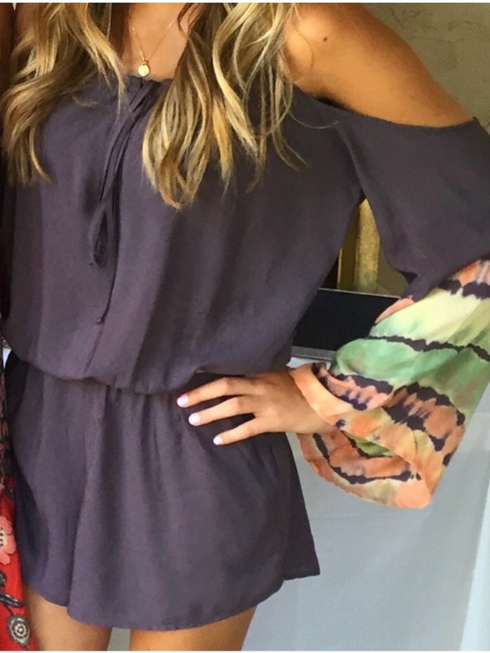 Blue Life Romper